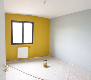 Application peinture jaune