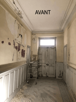 Avant Renovation Porte Peinture